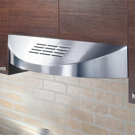 kobe brillia under cabinet range hood stainless steel 30|30 inch recirculating vent hood.